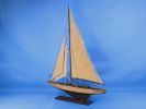 Wooden Rustic Enterprise Limited Model Sailboat Decoration 27""