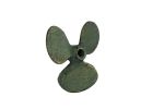 Antique Seaworn Bronze Cast Iron Propeller Paperweight 4""