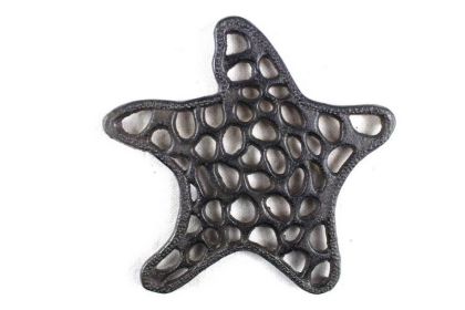 Cast Iron Starfish Trivet 7""