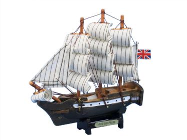 Wooden Master And Commander HMS Surprise Tall Model Ship 7""