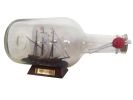 Mayflower Model Ship in a Glass Bottle  9""