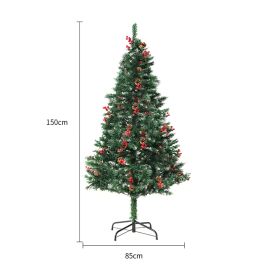 Christmas Tree PVC Artificial Snow Christmas Tree Mall Window Decoration Tree Cedar Christmas Tree Christmas Decoration Supplies (Option: SONG150CM)