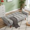 New Design Velvet Sofa Furniture Adjustable Backrest Easily Assembles Loveseat