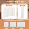 6 Feet 6-Panel Room Divider with Steel Support Base